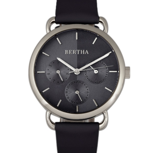 Black Genuine Leather Band Women\'s Watch main image 4